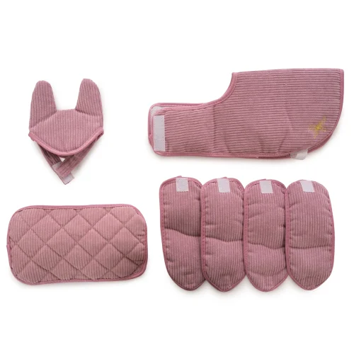 Accessoires voor knuffelpony 30cm, roze