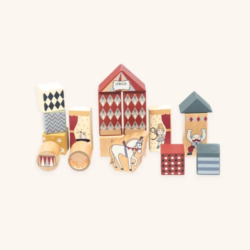 VINTAGE CIRCUS HOUTEN BLOKKEN
