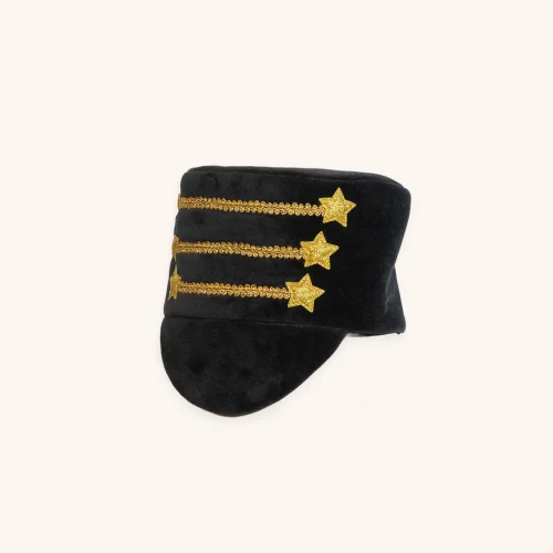 VINTAGE CIRCUS RINGMEESTER HOED, ZWART