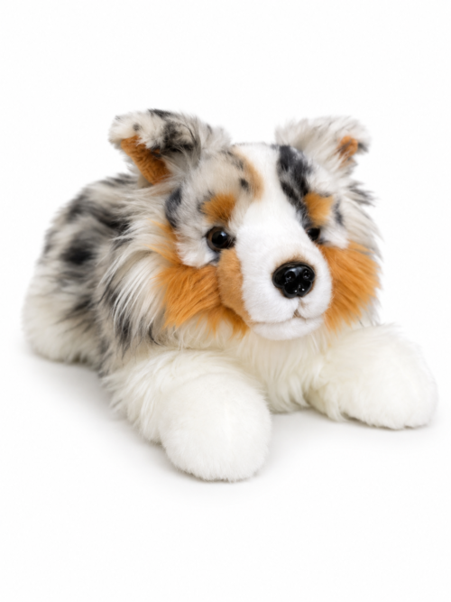 Liggende Australische herdershond 30cm