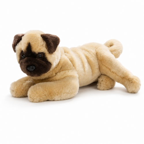 Liggende Mops 35cm