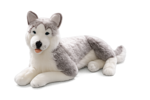 Liggende Husky 60 cm