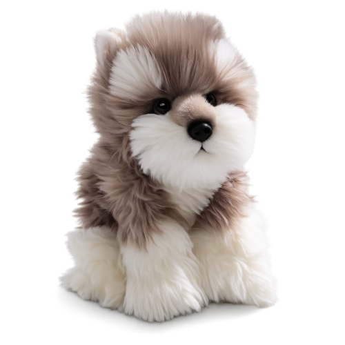 Zittende Schnauzer 22 cm