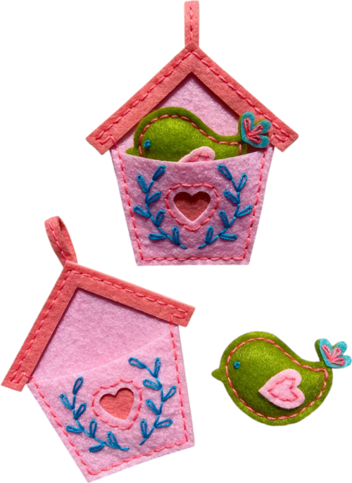 DIY Vogelhuisje met vogel