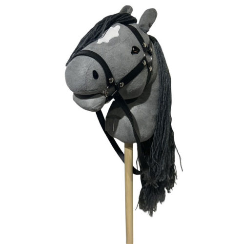 ByToiZZ Hobby Horse open mond grijs