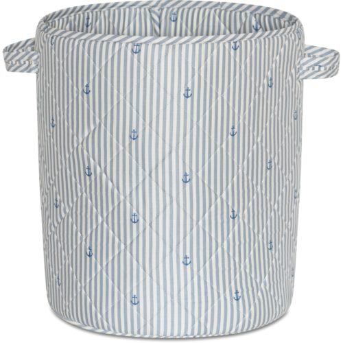 Moe gewatteerde opbergmand-groot- stripe-anchor