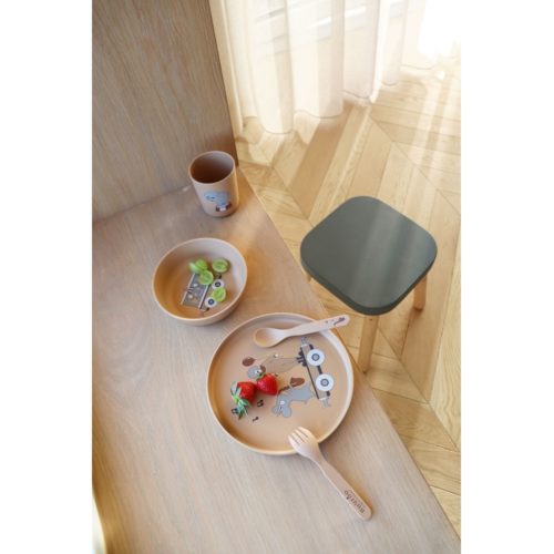 Carl bioplastic (PLA) bestekset 4-st.