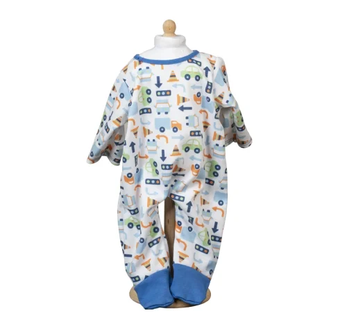 Jumpsuit blauw 35cm