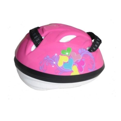 Fietshelm voor de pop roze