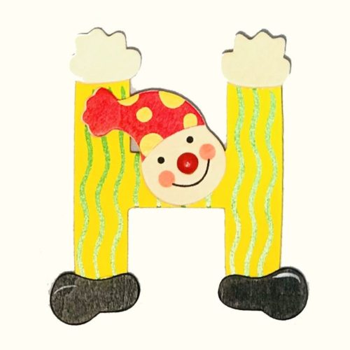 Mamamemo Clown letter H (6 ST)