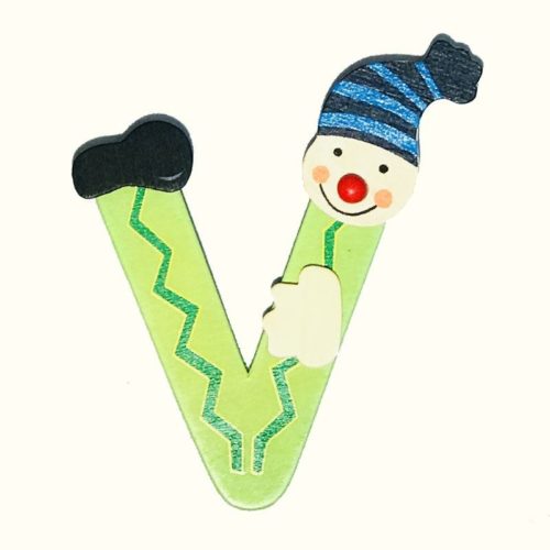 Mamamemo Clown letter V (6 ST)