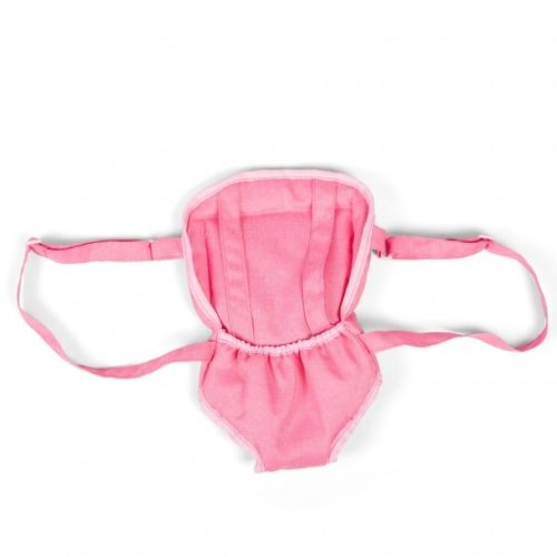Poppendraagzak roze