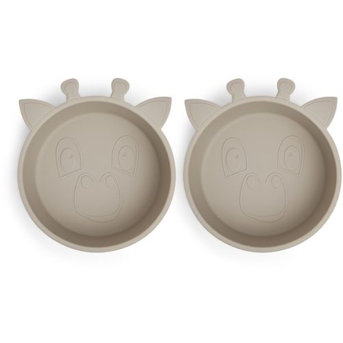 Alex Diep siliconen bord 2-pack Giraf