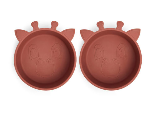 Alex Diep siliconen bord 2-pack Giraf
