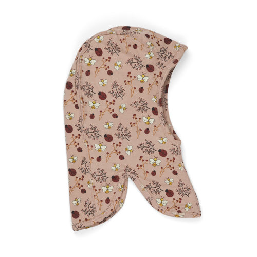 Alma jersey elephant hoodie-Zand - bloemen/bijtjes