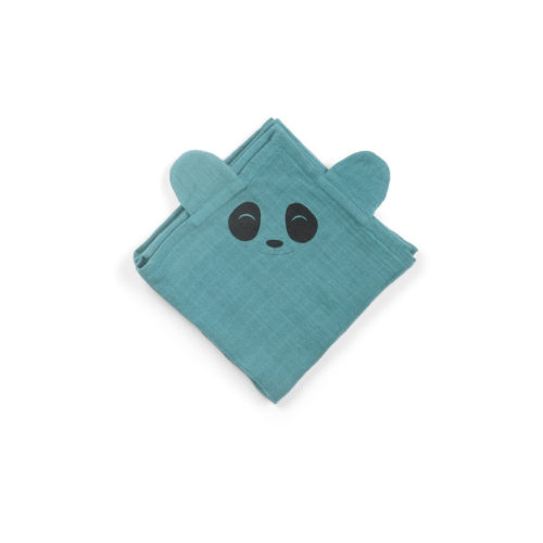 Bjørk hydrofiel knuffeldoekje 2-pack Panda