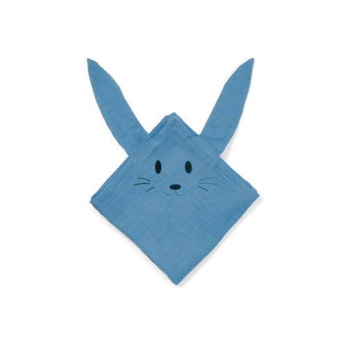 Bjørk hydrofiel knuffeldoekje 2-pack Konijn