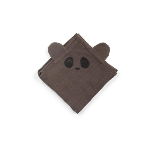 Bjørk hydrofiel knuffeldoekje 2-pack Panda