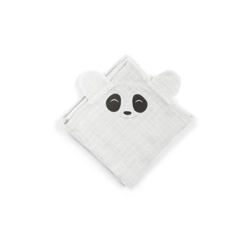 Bjørk hydrofiel knuffeldoekje 2-pack Panda