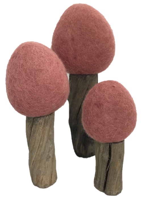 Aardetinten Bomen Herfst 3 stuks