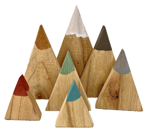 Bergketen Aardetinten / 7 stuks