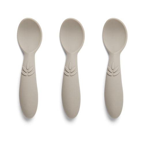 Ella Siliconen lepel 3-pack-Keigrijs
