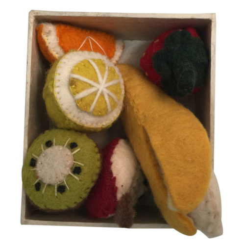 Mini fruitset in kist
