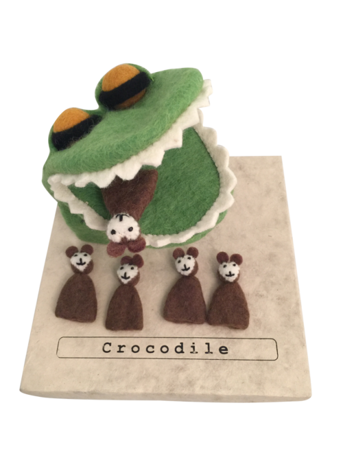 Crocodile/ 5 cheeky monkeys