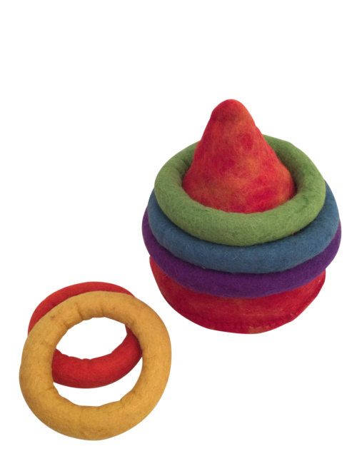Regenboog werpringen