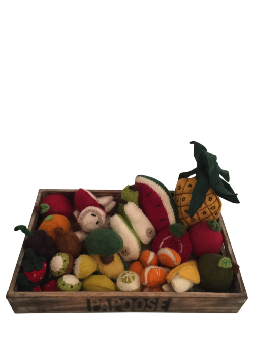 Fruitset in krat