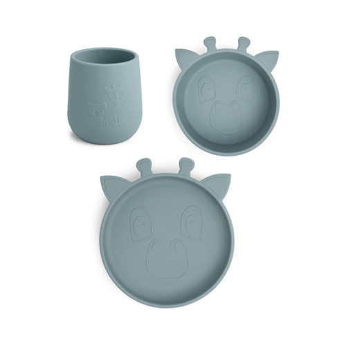 Judi siliconen eetset 3-pack Giraf