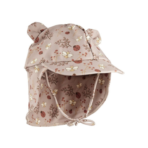 Lucca sun hat-Zand - bloemen/bijtjes