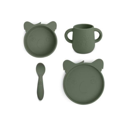Lykke siliconen eetset 4-pack Koala