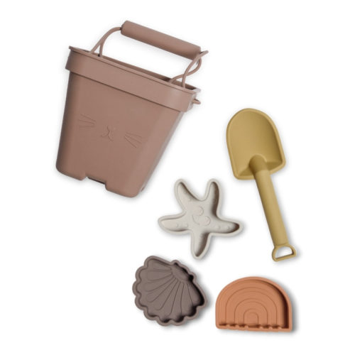 Millan silicone beach set-Bruine kleurenmix