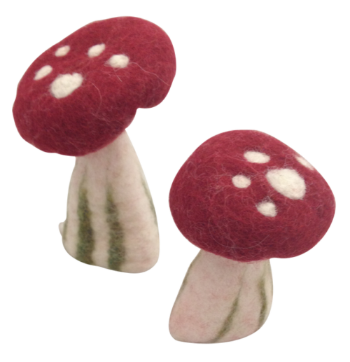 Holle paddenstoelen klein / 6-delig
