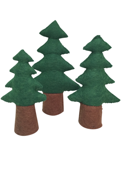 Dennenbomen / 3-delig