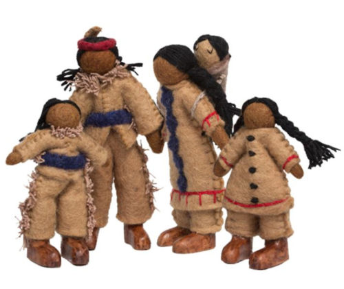 Indiaanse familie/5-delig