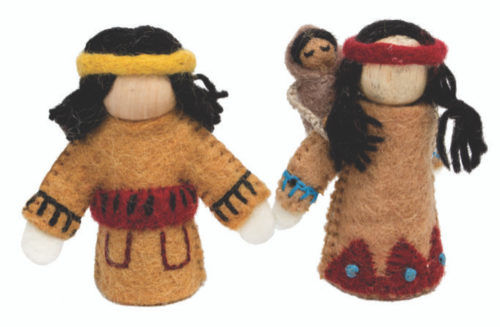 Indiaanse familie / 3-delig