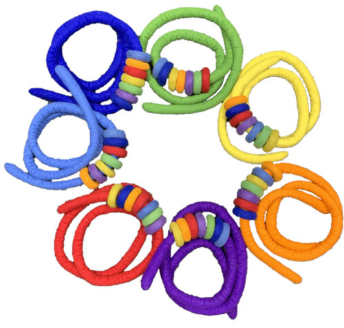 Complete set vilten koord en ringen