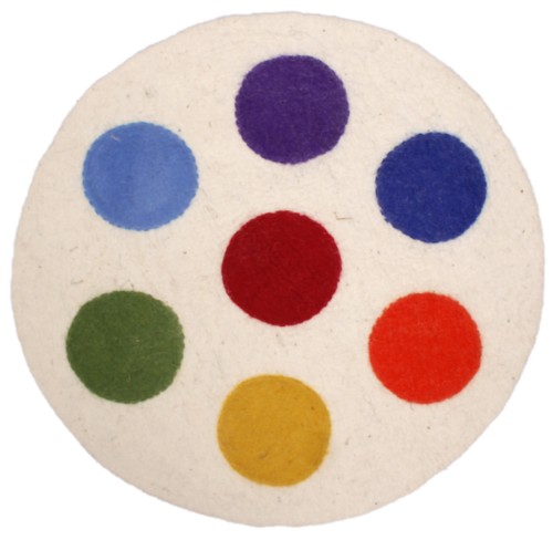 Circles Speelmat 70cm Regenboog
