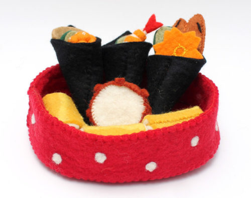Loempia's en sushihoorntjes / 16 stuks