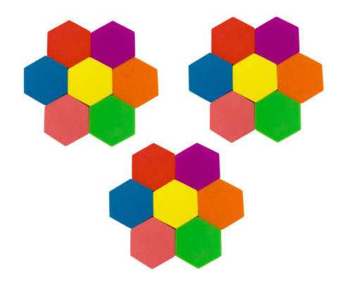 Siliconen Hexagonset/21-delig