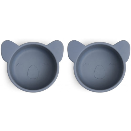 Rosa siliconen snackbox klein 2-pack