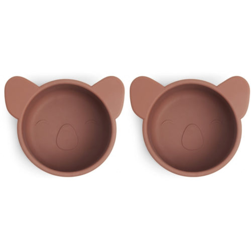 Rosa siliconen snackbox klein 2-pack