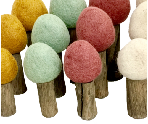 Aardetinten Bosbomen / 12 stuks