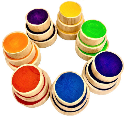 Regenboog Coins / 21 stuks