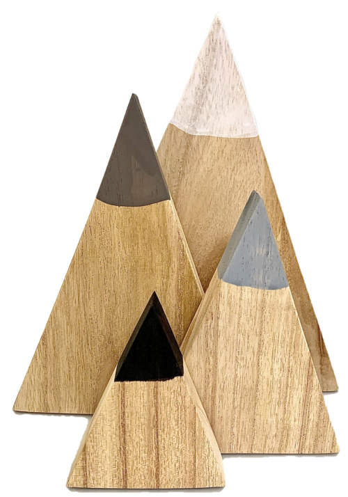 Winter Bergen / 4 stuks