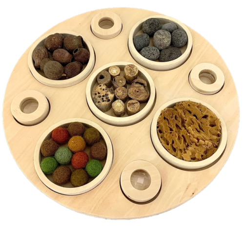 Rond sensorisch bord / 10 stuks