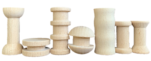 Mini Naturel Spoel Set / 49 stuks