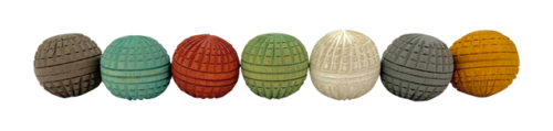Mini Aardetinten Eikelballen / 7 stuks